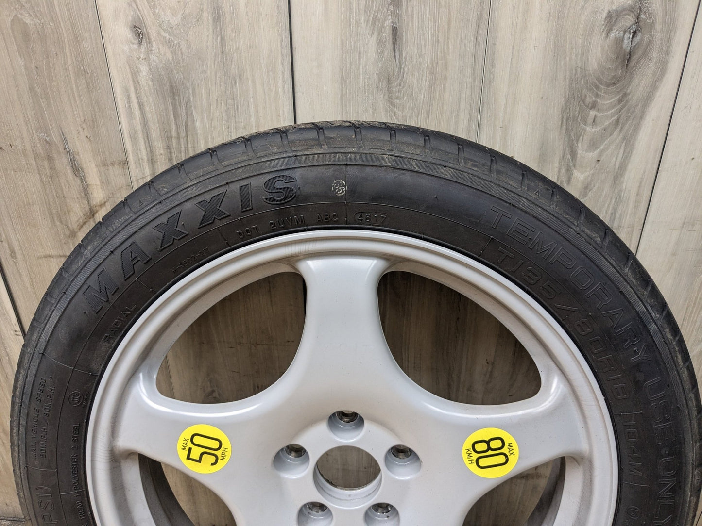 OEM BMW G01 G02 G12 G30 530 540 M550 X3 X4 Spare Tire Wheel Rim Donut 18x4 ET-1