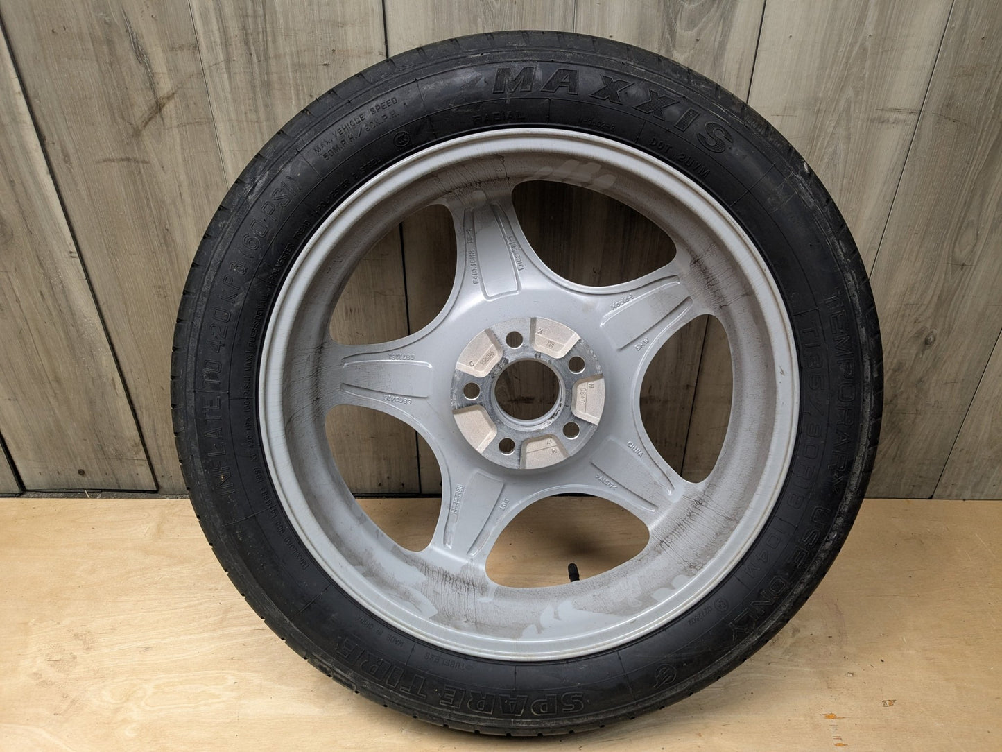 OEM BMW G01 G02 G12 G30 530 540 M550 X3 X4 Spare Tire Wheel Rim Donut 18x4 ET-1