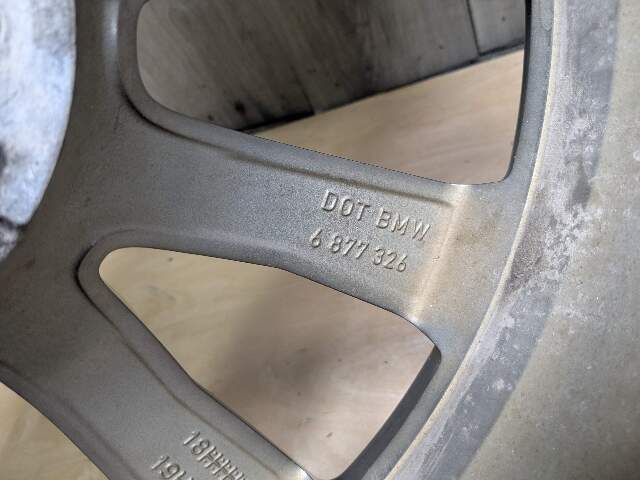18-24 OEM BMW G01 G02 X3 X4 Wheel Rim 19x7.5 ET32 Rad V-Speiche Style 692