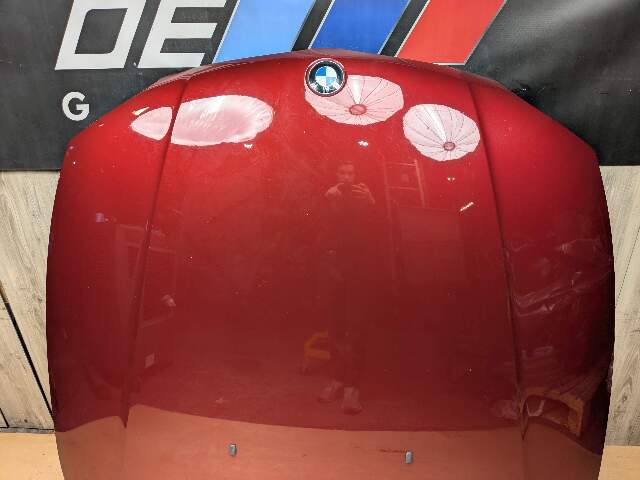 08-13 OEM BMW E88 E82 135 Front Hood Bonnet Panel Shell Red A82