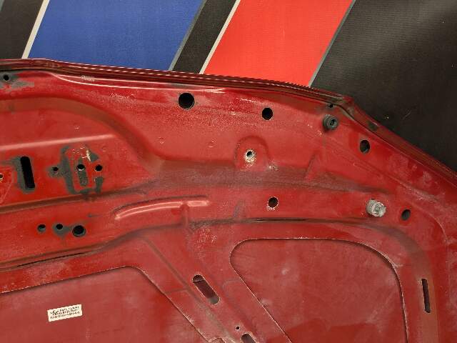 08-13 OEM BMW E88 E82 135 Front Hood Bonnet Panel Shell Red A82