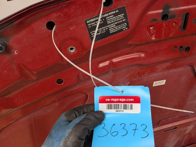 08-13 OEM BMW E88 E82 135 Front Hood Bonnet Panel Shell Red A82