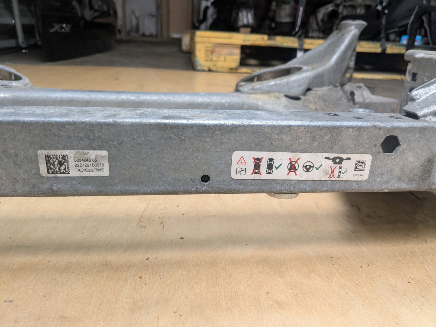 22-24 OEM BMW G26 430i M440i RWD Front Axle Support Crossmember Subframe K-Frame