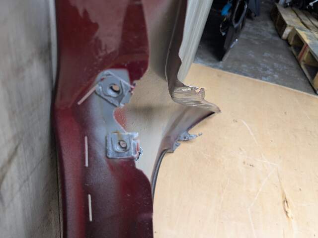 08-13 OEM BMW E82 E88 128 135 Left Driver Side Fender Panel Red A82