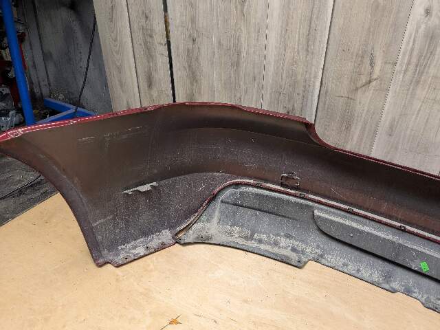 08-13 OEM BMW E82 E88 135 M SPORT Rear Bumper Cover w/ Diffuser Red A82