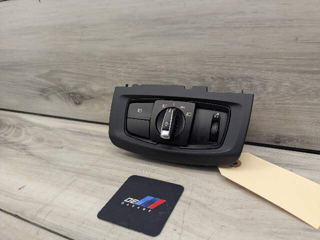OEM BMW F15 F16 F85 F86 X5 X6 Headlight Switch Control Panel Light Module BLACK