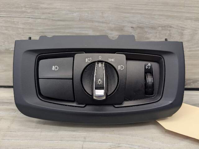 OEM BMW F15 F16 F85 F86 X5 X6 Headlight Switch Control Panel Light Module BLACK