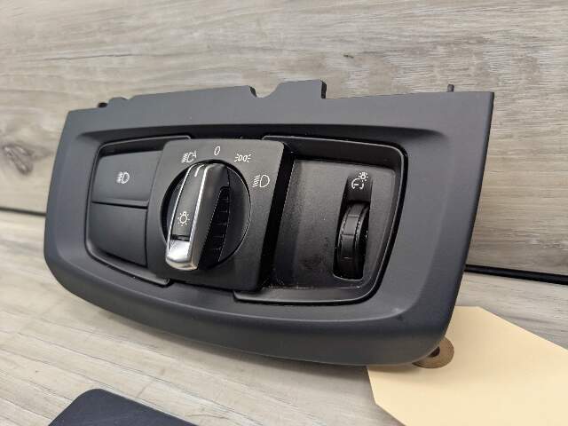 OEM BMW F15 F16 F85 F86 X5 X6 Headlight Switch Control Panel Light Module BLACK