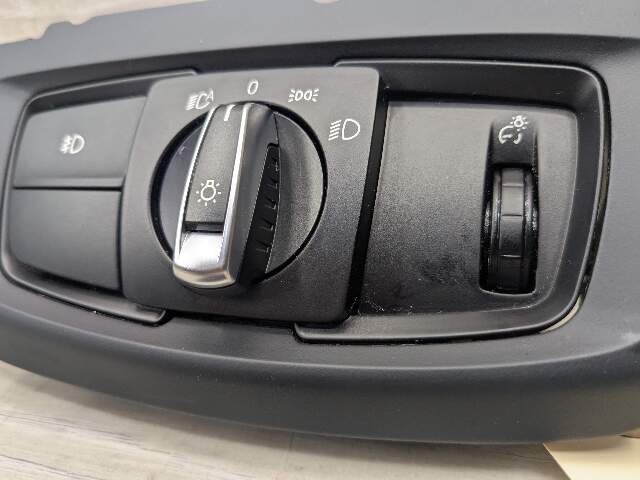 OEM BMW F15 F16 F85 F86 X5 X6 Headlight Switch Control Panel Light Module BLACK
