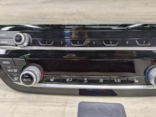 OEM BMW G01 G02 F97 X3 AC Switch Heater Climate Control Panel Radio Media Button