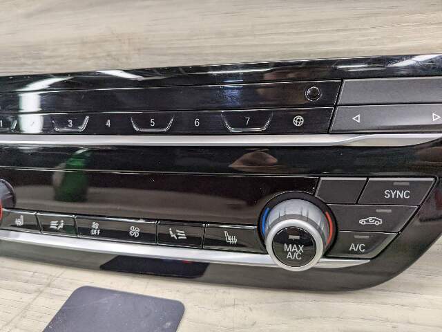 OEM BMW G01 G02 F97 X3 AC Switch Heater Climate Control Panel Radio Media Button