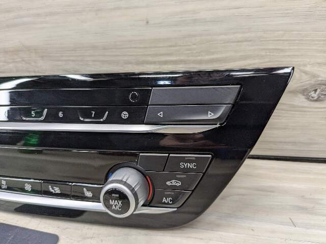 OEM BMW G01 G02 F97 X3 AC Switch Heater Climate Control Panel Radio Media Button