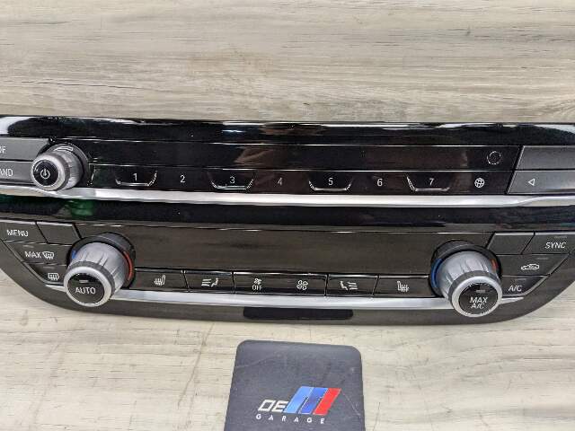 OEM BMW G01 G02 F97 X3 AC Switch Heater Climate Control Panel Radio Media Button