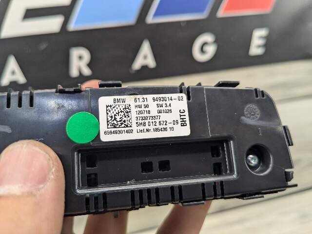 18-24 OEM BMW G01 G02 F97 F98 X3 X4 AC Rear Heater Climate Control Switch Panel