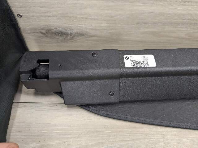 OEM BMW G01 F97 X3 Rear Trunk Luggage Cover Shelf Trim Roller Sun Shade Blind