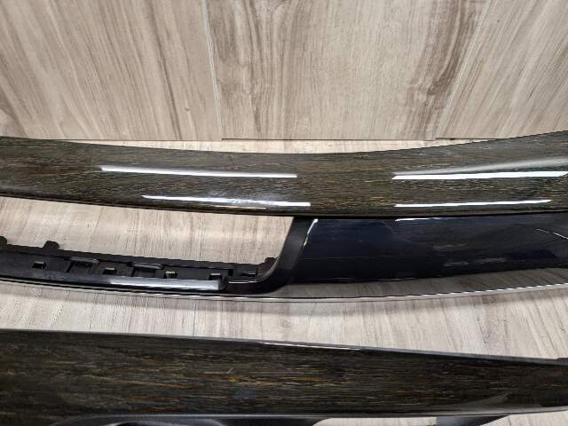*15-19 OEM BMW F16 F86 X6 X6M Center Dash Door Oak Wood Trim Panel SET