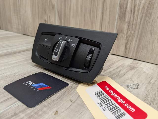 OEM BMW F22 F30 F32 F82 F80 Headlight Switch Control Panel Light Module BLACK