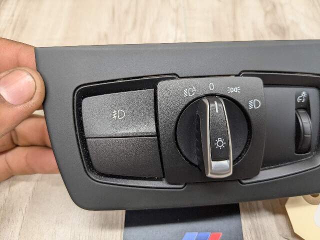 OEM BMW F22 F30 F32 F82 F80 Headlight Switch Control Panel Light Module BLACK