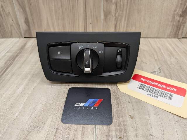 OEM BMW F22 F30 F32 F82 F80 Headlight Switch Control Panel Light Module BLACK
