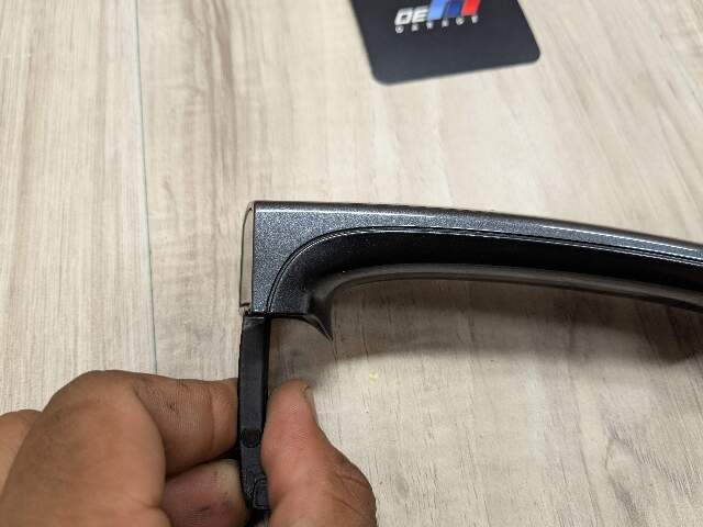 *12-20 OEM BMW F30 F32 F80 Front Right Passenger Door Handle COMFORT ACCESS Gray