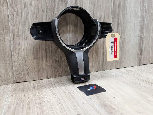 *OEM BMW F10 F22 F23 F30 F32 F36 M-Sport Steering Wheel Trim Bezel Cover MANUAL