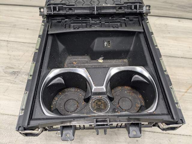 16-22 OEM BMW G11 G12 740 750 Center Console Cup Holder Storage Compartment