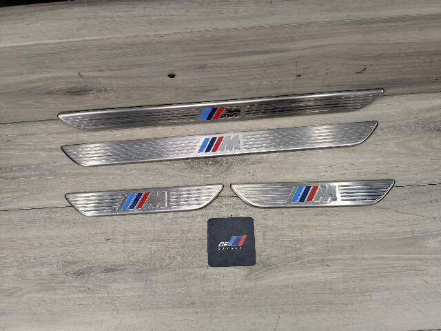 *10-14 OEM BMW E70 E71 X5 M SPORT Front Rear Left Right Door Trim Sill Kick SET