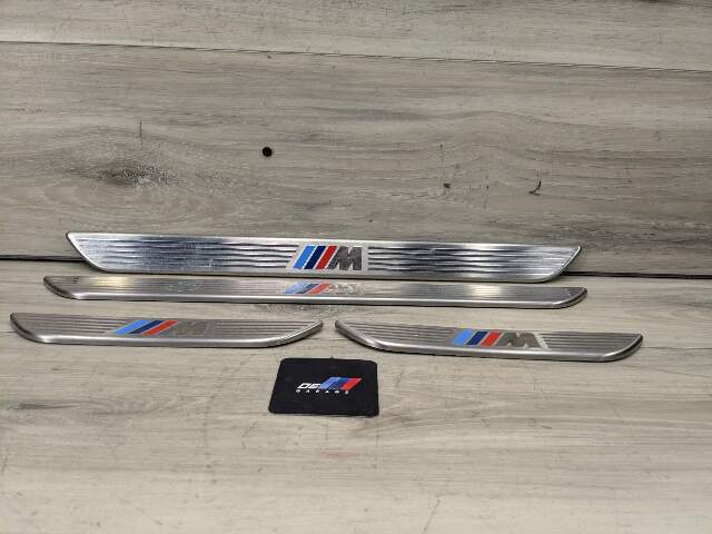 *10-14 OEM BMW E70 E71 X5 M SPORT Front Rear Left Right Door Trim Sill Kick SET