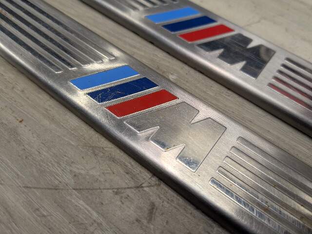 *10-14 OEM BMW E70 E71 X5 M SPORT Front Rear Left Right Door Trim Sill Kick SET