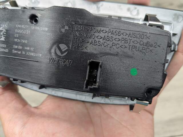 18-24 OEM BMW G01 G02 X3 X4 Headlight Switch Control Panel Light Module BLACK