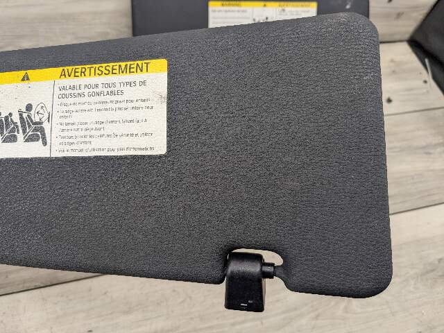 07-13 OEM BMW E70 X5 X5M Front Left Right Interior Sun Visor Black Pair SET