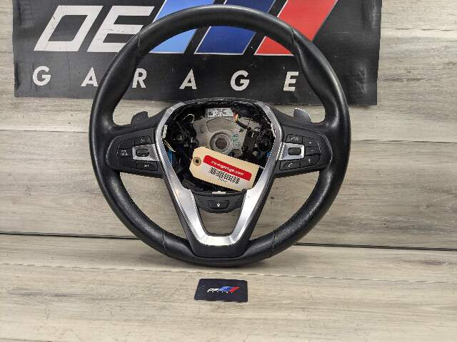 18-24 OEM BMW G01 G02 X3 X4 Steering Wheel w/ Shifters HEATED