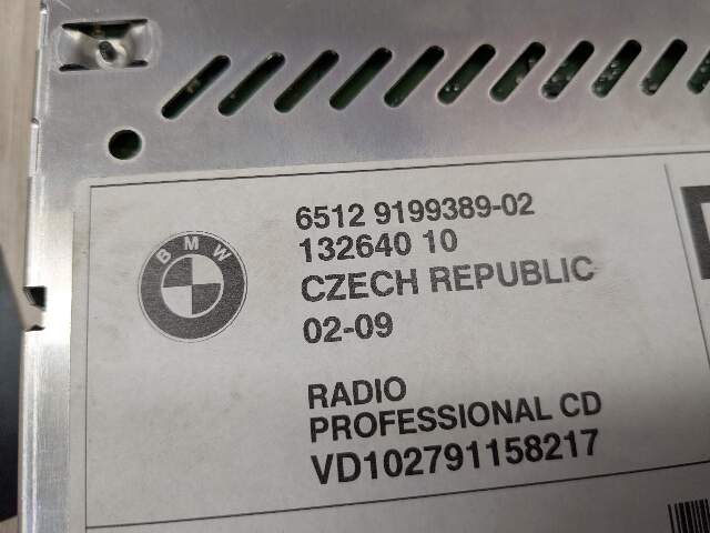07-10 OEM BMW E82 E88 E90 E93 CD Radio Professional Tuner Receiver CD Player