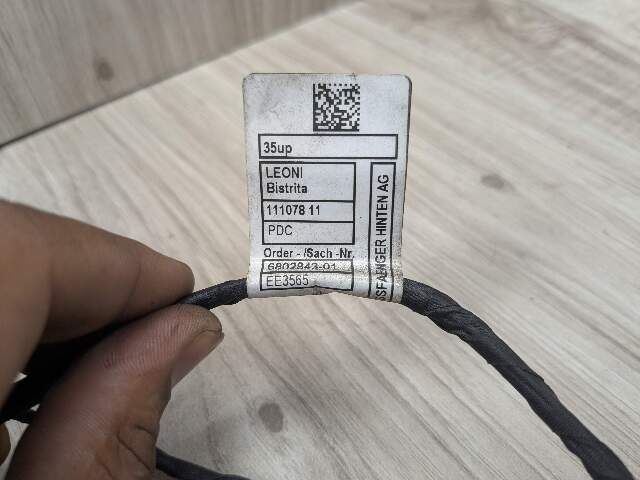 16-19 OEM BMW G11 G12 740 750 Rear Parking Distance Sensors PDC Wiring Harness