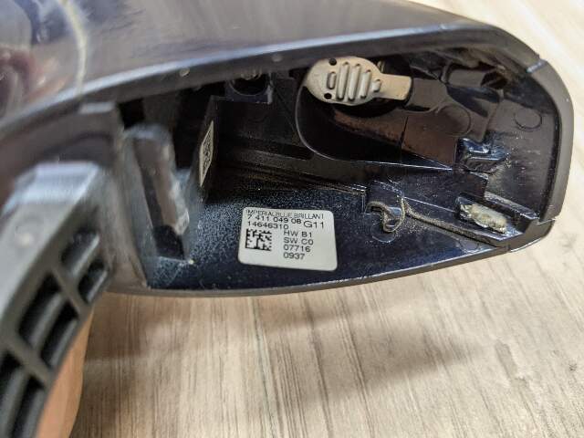 16-19 OEM BMW G11 G12 740 750 COMFORT ACCESS Front Left Door Handle Black 475