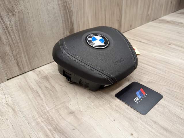 OEM BMW G11 G12 G14 G16 Front Driver Black Leather Steering Wheel Airbag Air Bag