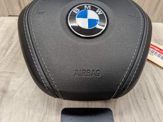 OEM BMW G11 G12 G14 G16 Front Driver Black Leather Steering Wheel Airbag Air Bag