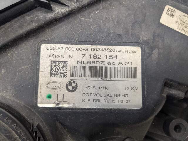 *NOTE* 09-12 OEM BMW F01 F02 740 750 Right Passenger Adaptive Xenon Headlight