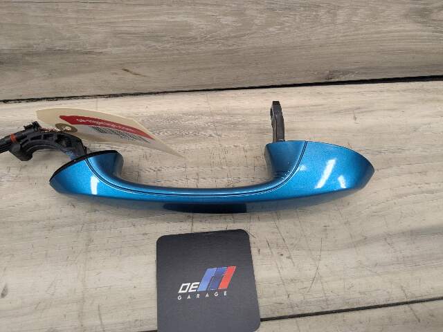 20-24 OEM BMW F44 228 M235 REAR Left Driver Door Handle COMFORT ACCESS Blue C1G