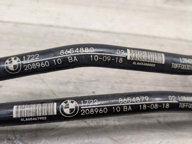 17-21 OEM BMW G20 G30 G11 G12 540 B58 Transmission Oil Cooler Return Lines SET