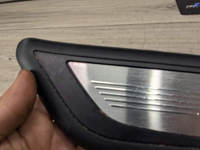 09-15 OEM BMW F01 740 750 M SPORT Rear Left Driver Door Sill Plate Molding Trim