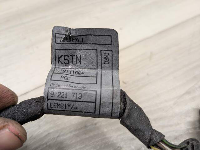 09-12 OEM BMW F01 F02 740 750 FRONT Parking Distance Sonic Sensors PDC Harness
