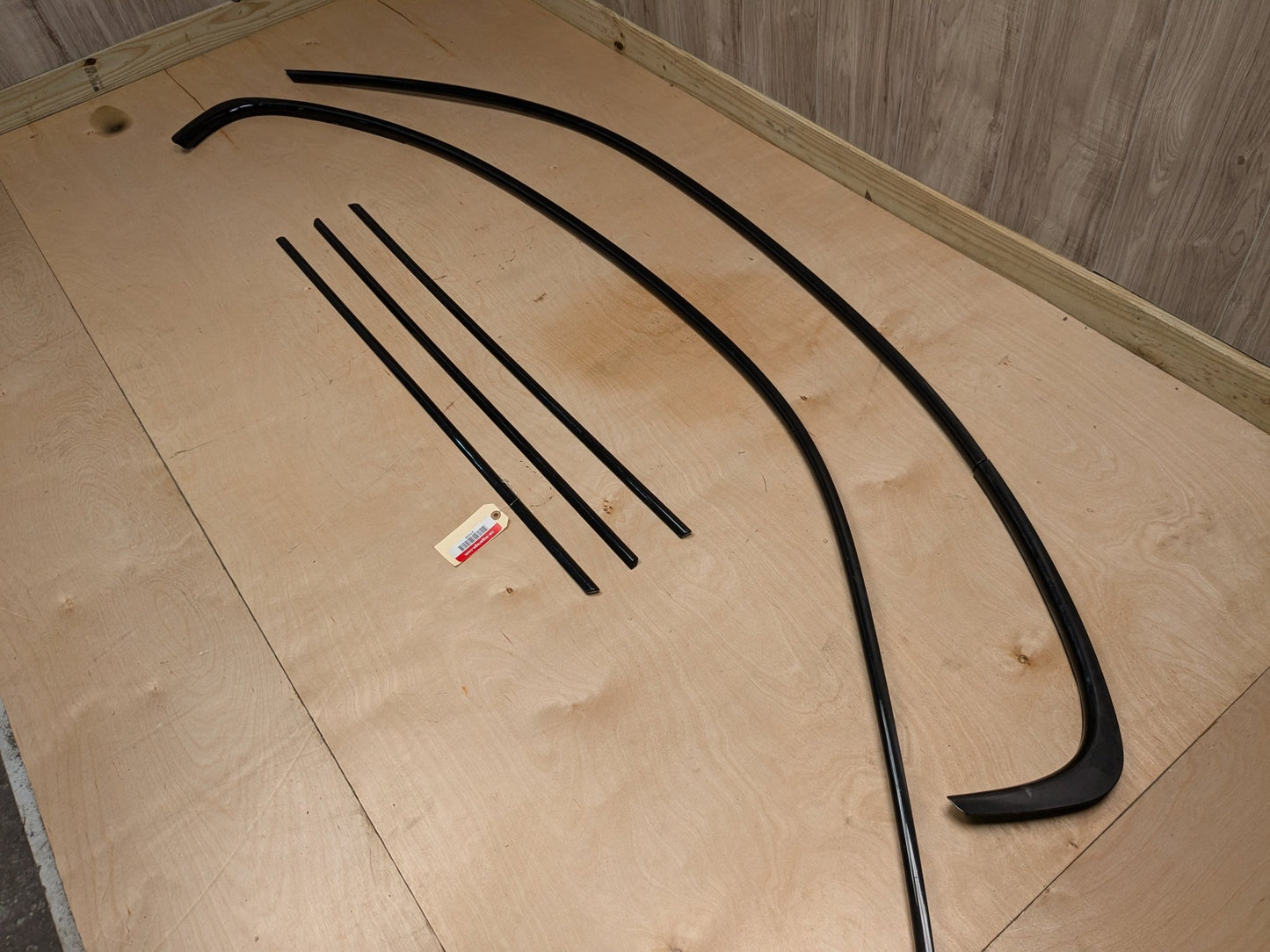 *15-20 OEM BMW F80 M3 F30 BLACK GLOSSY Shadow Line Frame Molding Door Body Trim