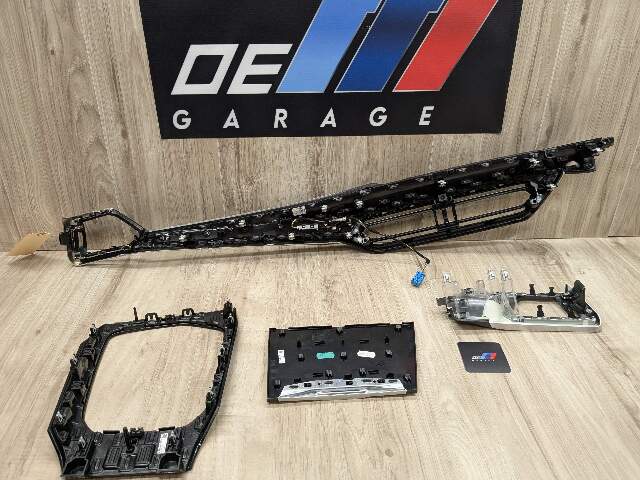 22-25 OEM BMW G42 230 M240 Center Console Dash Panel Interior Trim SET Gloss