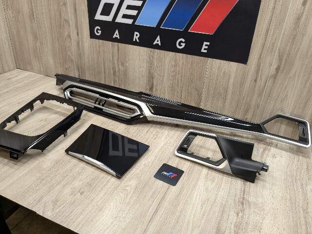 22-25 OEM BMW G42 230 M240 Center Console Dash Panel Interior Trim SET Gloss