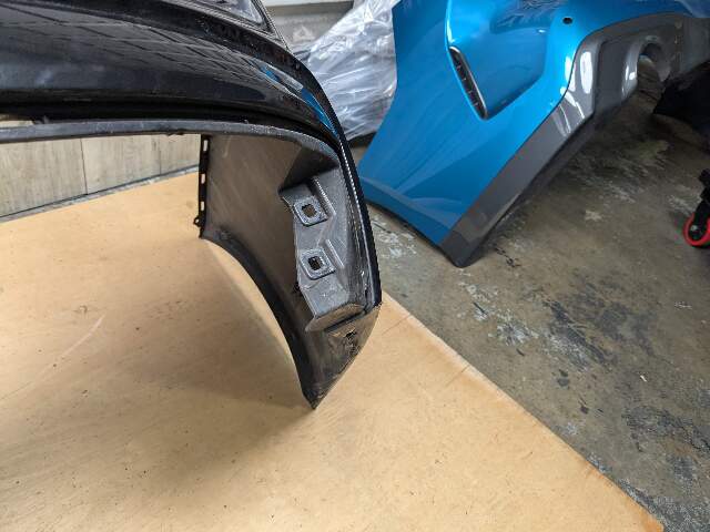*09-15 OEM BMW F01 F02 740 750 Rear Bumper M SPORT Cover w/ PDC Holes Black 475
