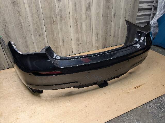 *09-15 OEM BMW F01 F02 740 750 Rear Bumper M SPORT Cover w/ PDC Holes Black 475
