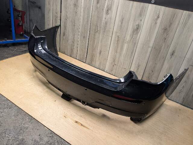 *09-15 OEM BMW F01 F02 740 750 Rear Bumper M SPORT Cover w/ PDC Holes Black 475