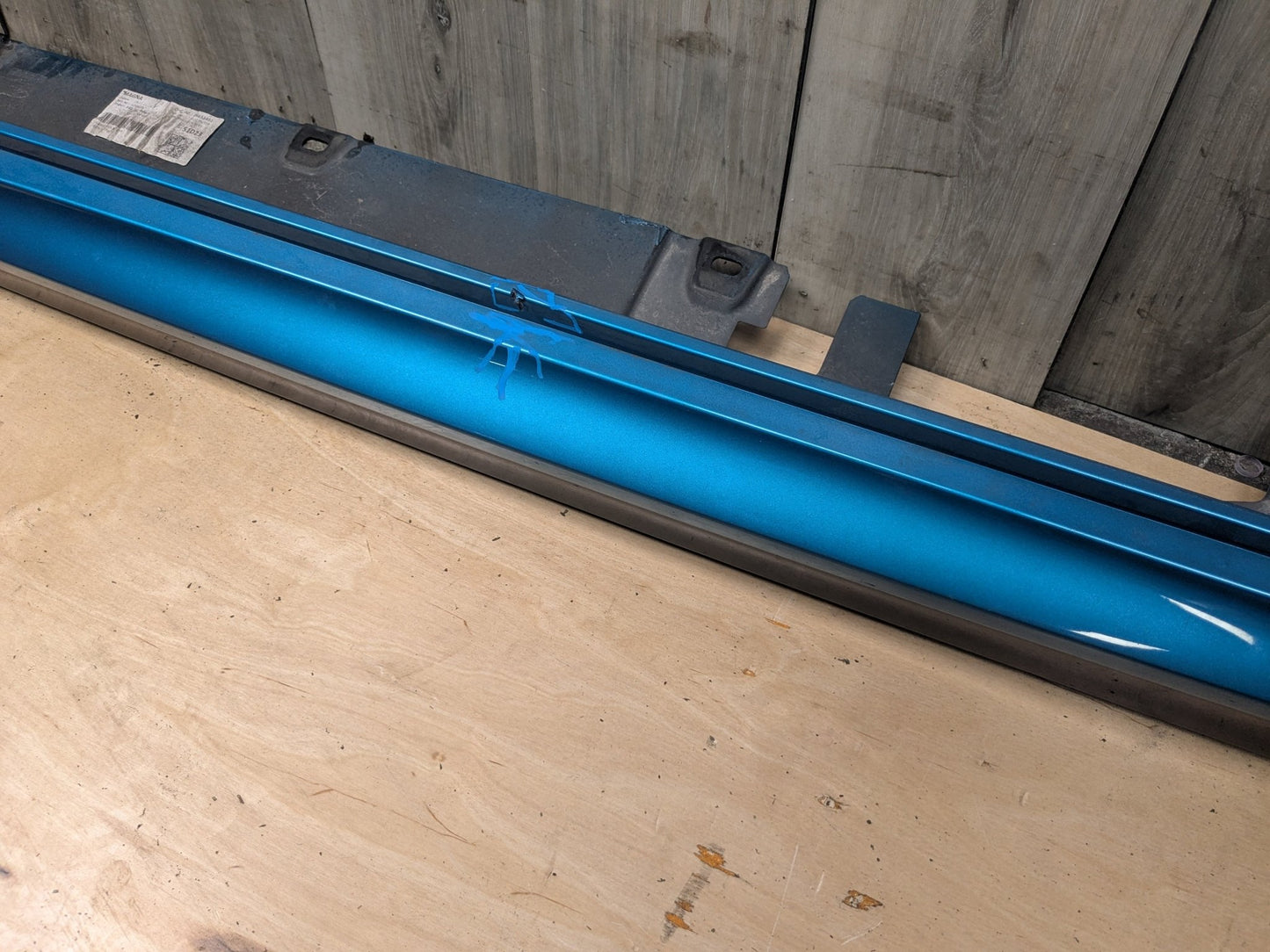 20-24 OEM BMW F44 228 M235 M SPORT Left Driver Side Skirt Rocker Panel Blue