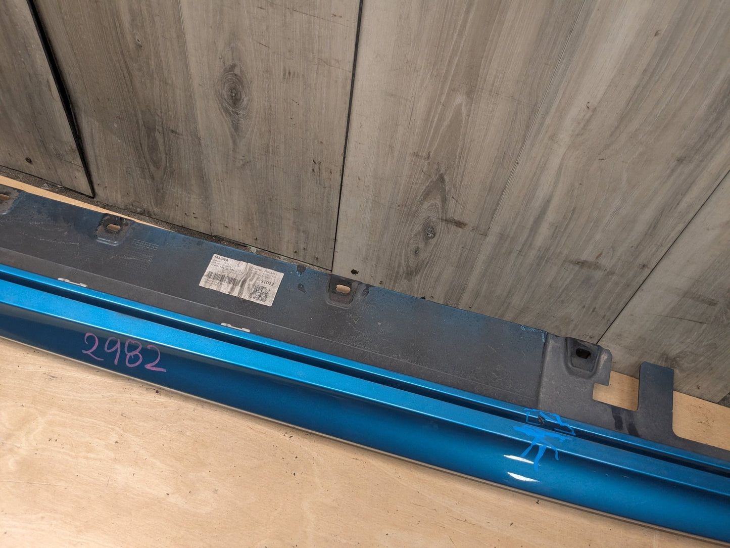 20-24 OEM BMW F44 228 M235 M SPORT Left Driver Side Skirt Rocker Panel Blue